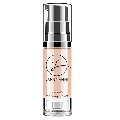 shamrock58 Langmanni Makeup Liquid Concealer Foundation Moisturizing Waterproof Concealer BB Cream (B)