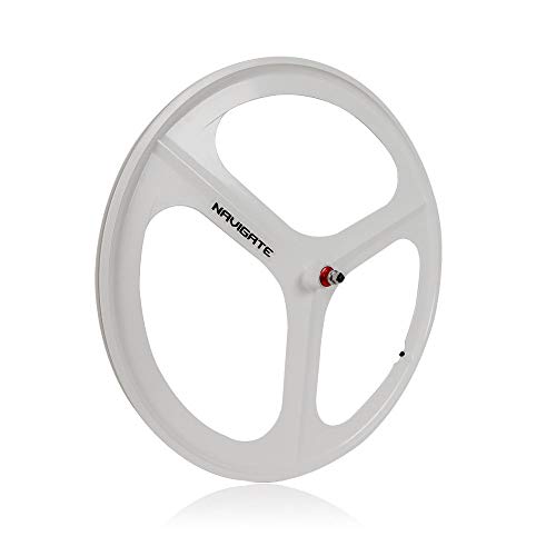 ONEPACK Fixed Gear 700c Rim White Single Speed Fixie Bicycle Wheel - Front