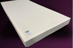 Dormir True Green Premium 100% Natural Organic Latex Mattress Topper (1.5" King Medium No Cover) - GOLS Certified Quality for