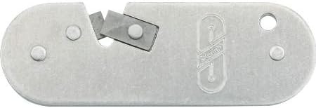Sterling Knives SE Compact Knife Sharpener with Silver Finish Lightweight Aluminum Body