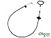 Choice Parts - Black Recliner Cable with Release Handle - Exposed Cable Length: 5