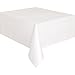White Plastic Tablecloth, 108