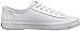 Keds Women's Kickstart Retro Court Patent Fashion Sneaker, White, 10 M US