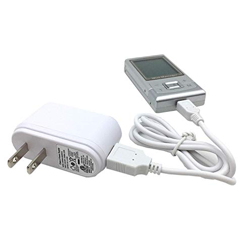 USB Charger and Plug Adapter with USB Cable for Electric Massager, Media MP3 MP4 Player (5V 550mA)