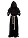 Friar Medieval Hooded Monk Renaissance Priest Robe Costume Cosplay