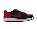 Air Jordan 1 Retro Low OG Bred Black Varisty Red Sail