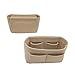 LEXSION Organizer,Bag Organizer,Insert purse organizer with 2 packs in one set fit NeoNoe Noé Series perfectly Beige