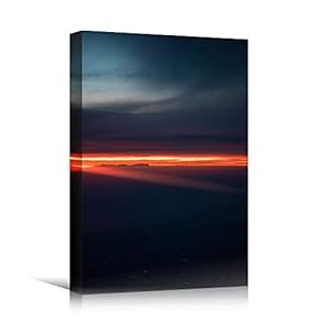 signwin Canvas Wall Art Landscape Sunset Bedroom Contemporary...