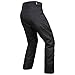HWK Mens Black Textile Breathable Waterproof CE Armoured Motorbike Overpants Motorcycle Trousers/Pants - 1 year Guarantee Waist40''-42'' Inseam30''