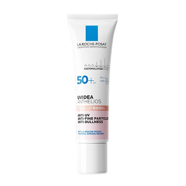 La Roche-Posay (ラロッシュポゼ) UVイデア XL プロテクショントーンアップ ローズ+ 30ml 日焼け止め 化粧下地 ひやけどめ SPF50+ PA++++ 顔用 トーンアップ 保湿 血色感 透明感 敏感肌 乾燥肌用 紫外線対策ダーマコスメ