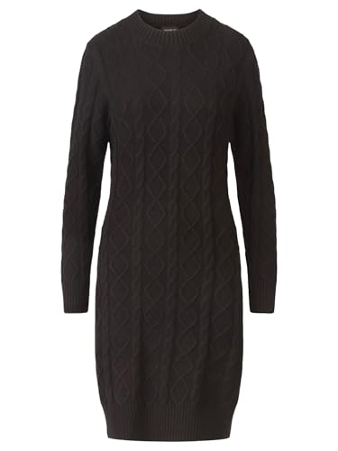 APART Fashion Vestido de Punto, Negro, 38