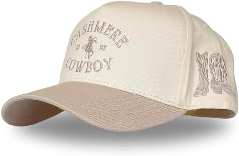 David and Young Cowboy Hat Baseball Cap Cream‎ Tan Western Embroidered Rodeo David & Young Cowboy Take Me Away Baseball Hat - Women main image 4