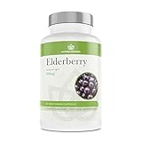 Elderberry Extract Supplement, 10 to 1 Extract, 90 Elderberry Capsules, Non GMO, Gluten Free, Vegan