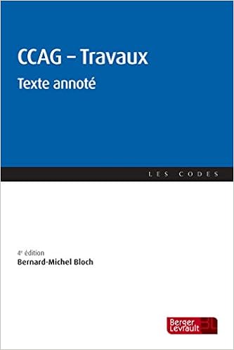 Amazonfr Ccag Travaux Texte Annoté Bernard Michel - 