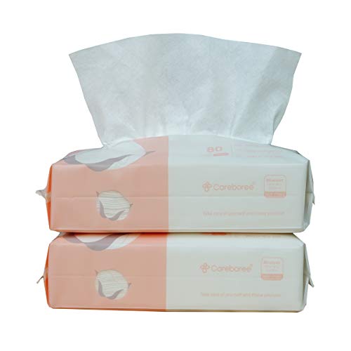 Extra Thick Dry Wipe, LintFree 100 Cotton Tissues for Sensitive Skin