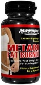 Metabo Fat Burner - 60 Capsules Extreme Fat Burner Formula Lipotropics L-Carnitine Weight Loss Diet Pills