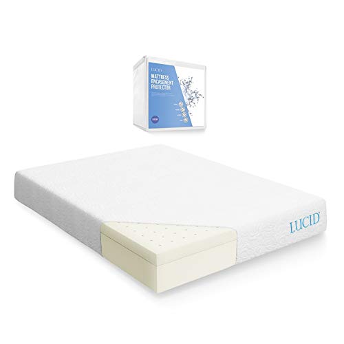 1 LUCID+Inch+Latex+Foam+Mattress