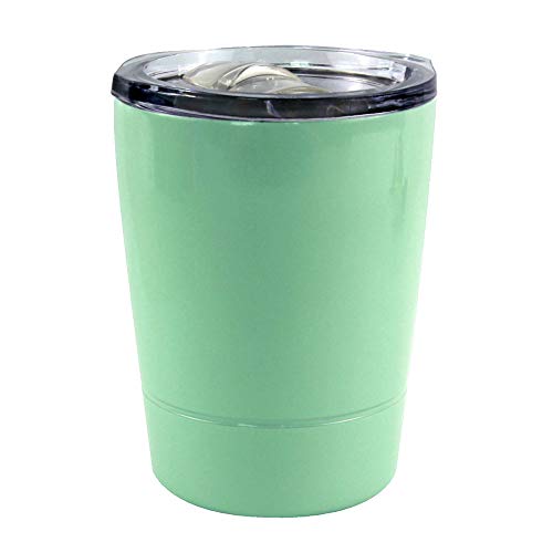 DuoLe Becher aus Edelstahl, 2er-Set, Mini-Thermoreisebecher für heiße und kalte Getränke, Kaffee, Tee, auslaufsicher… – Bild 5