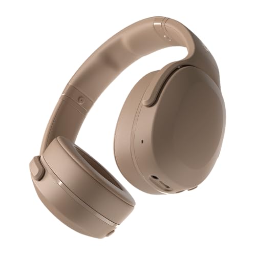 Skullcandy Crusher Evo Wireless Bluetooth Headphones with Multi-Sensory Bass, Noise Isolating Over-Ear Fit, Up to 40 Hours Battery, Microphone for iPh