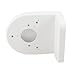 uxcell Plastic Right Angle Bracket Wall Mount White for CCTV Dome Security Camera