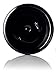 6 Pack - 8 oz Black PET Wide Mouth Single Wall Jar with Black Lids 89-400 neck