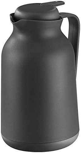 Rosenstein & Söhne Thermo Teekanne mit Sieb: 2in1-Vakuum-Isolierkanne für Kaffee und Tee, mit Teesieb, 1 Liter (Tee Isolierkanne mit Sieb, Isolier Teekanne mit, Trinkflasche mit Tragegriff) – Bild 8