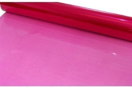 20m x 80cm Roll Tinted Cerise Cellophane Wrap. Florist Quality Bouquet / Gift ...