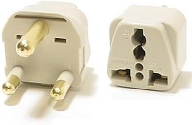 EopZol™ Travel Universal Plug Adapter Type M for South Africa-2 Pack (Grounded)