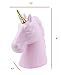Beriwinkle Ceramic Unicorn Piggy Bank, Makes a Perfect Unique Gift, Nursery Décor, Keepsake, or Savings Piggy Bank for Boys & Girls, Blush & Gold