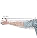 50pcs Disposable Veterinary Insemination Rectal Long Gloves Long Full Arm 85cm for Veterinary，White