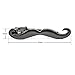 HONEY BEAR Mens Beard Tie Clip Bar Normal Size Skinny Boys Slim Moustache Gift 5.6cm Black