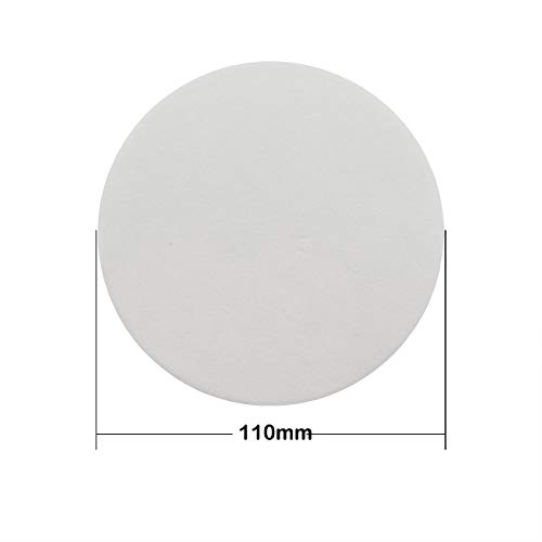 PZRT 1-Pack 11cm Qualitative Filter Paper Fast Speed Round Laboratory Filter Paper Chemical Analysis Industrial Oil Testing Funnel Filter Paper