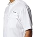 Columbia Men's Blood and Guts III Short-Sleeve Sun Shirt, Waterproof, White, Medium