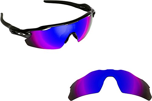 New SEEK OPTICS Replacement Lenses Oakley RADAR EV PITCH - Polarized Purple Mirror