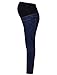 Bhome Maternity Jeans Pants Blue Long Skinny Jeans Fall Stretch High Waisted Slim Fit Leggings Blue Jeans M