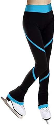 Jalunth Figure Skating Pants - Ice Skating Leggings Practice Dress Trousers with Fleece Lining for Women & Girl