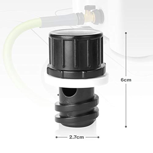 AIEVE Drain Plug Hose Connection for YETI Cooler, Cooler Drain Plug