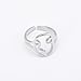 LILIE&WHITE Fashion Funny Face Rings For Women adjustable rings open Jewelry