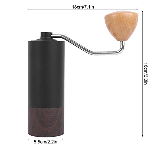 Handschleifmaschine, manuelle Mini-Kaffeemühle, tragbare einstellbare Einstellung für das Mahlen von Kaffee-Kaffee nach… – Bild 4