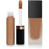 Osmosis Flawless Foundation and Concealer Kit, Lightweight, Medium To Full Coverage, Natural Matte Finish, Java, 1 Fl Oz &amp; 0.47 Fl Oz