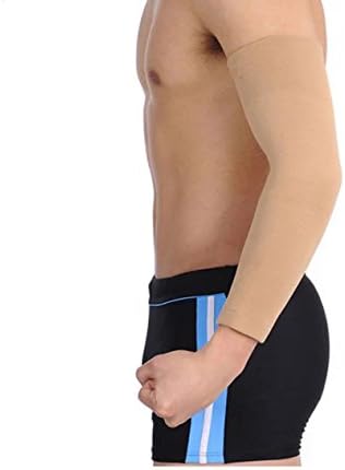 Famous Juggle Basketball Arm Sleeve &amp; Sport Elbow Brace(Baige,L)