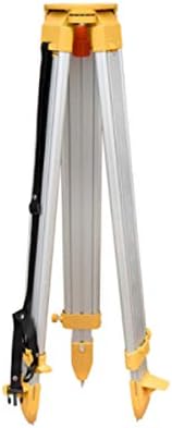 MUZIWENJU Theodolite tripod, total station tripod, aluminum alloy tripod Rod (Color : Yellow)