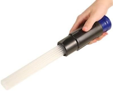 Cleaning Tool Universal Vacuum Attachment Small Suction Brush Tubes Flexible Access to Anywhere Strong Suction for Corners Pets Drawers Car