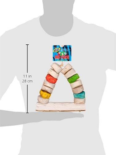 Bird Kabob 8-1/2-Inch Carnival Chewable Perch