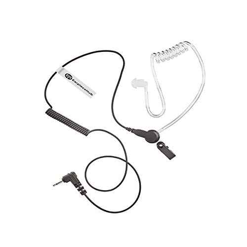 Covert Acoustic Tube Listen Receive only Earpiece Headset Compatible with Retevis 2 Pin Radio Compatible with RT648 RT82 RT87 RT29 RT647 RT83 Two Way Radio