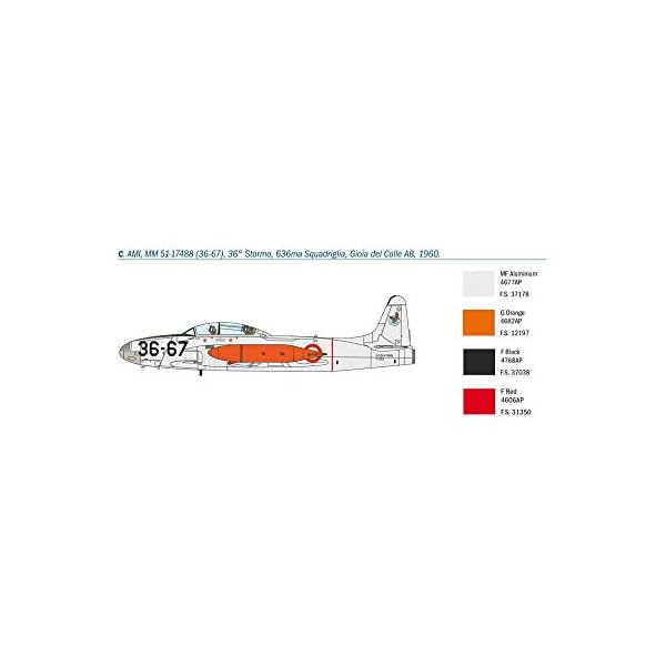 Italeri 1444S 1:72 T-33A Shooting Star, Modellbau, Bausatz, Standmodellbau, Basteln, Hobby, Kleben, Plastikbausatz… – Bild 6