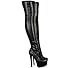 Fashion Thirsty Womens Ladies Mens Unisex Thigh High Over The Knee Stretch Suede Leather Boots Shoe Sexy Stiletto Stretchy Fit Patent Platform Boot Size
