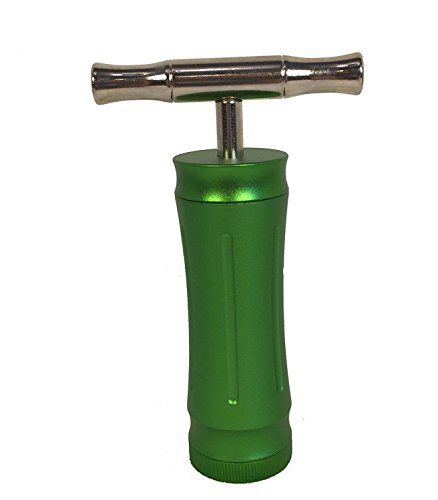 T Handle Pollen Press Tool 5.5 Inch Large Capacity Heavy Duty Metal Alloy by Herb Master