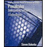 Graphing Calculator Manual Precalculus, Goodman, Hirsch, 0534371817