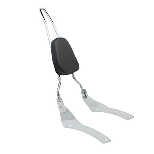 Passenger Backrest Sissy Bar Pad For Yamaha V Star DS 400 650 XVS650A Classic drag star
